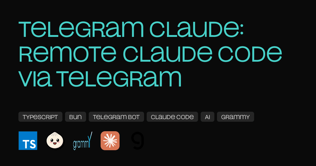Telegram Claude: Remote Claude Code via Telegram