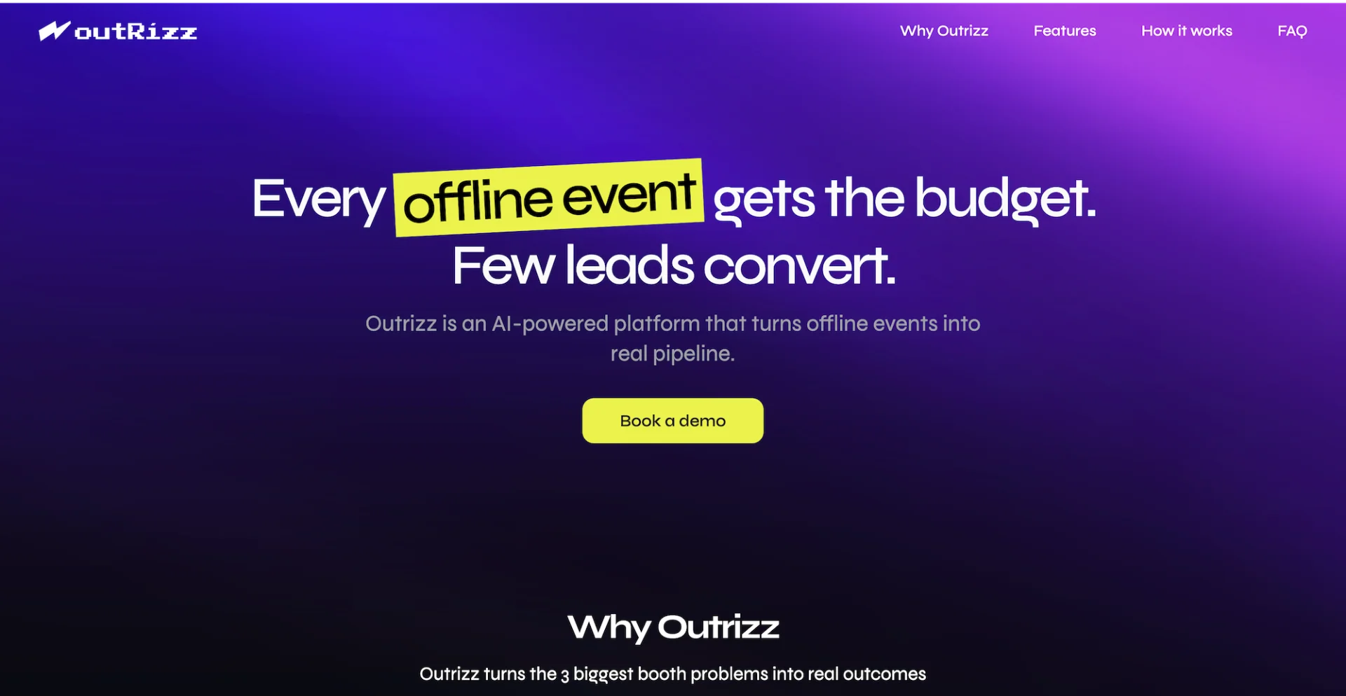 Outrizz AI: Event Engagement Platform