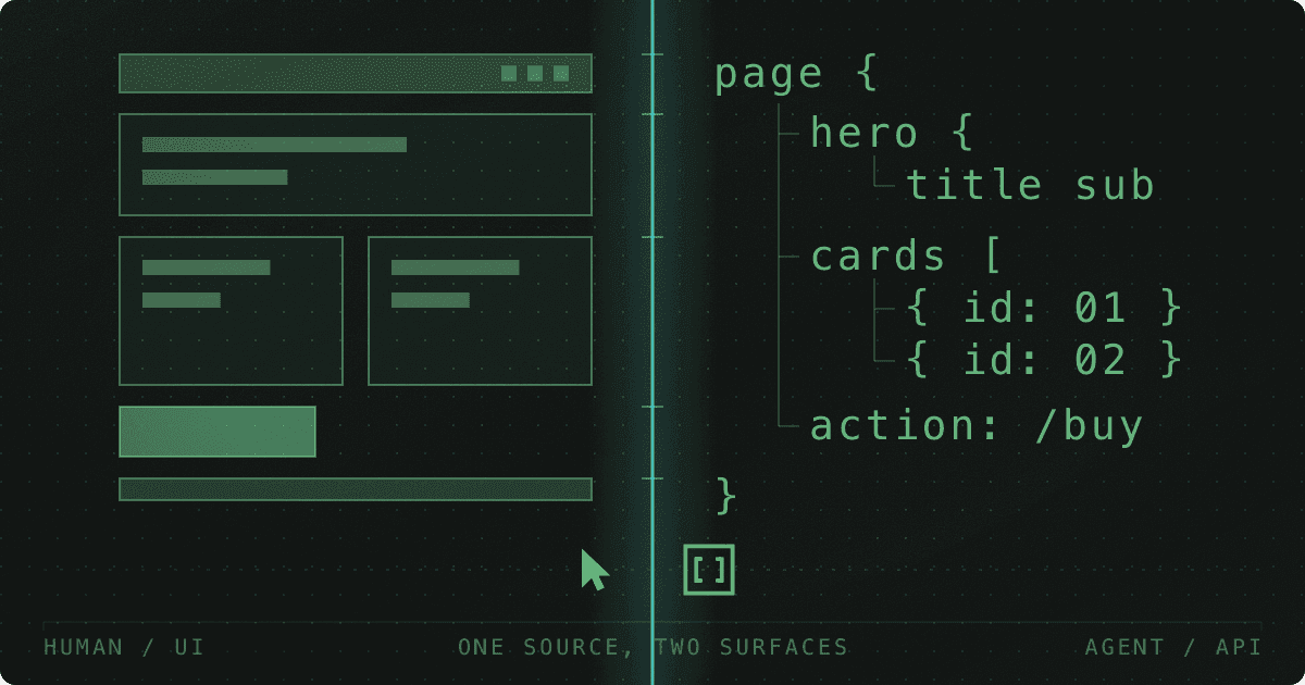 The AI-Ready Web: Why Every Website Needs Both a UI and an API