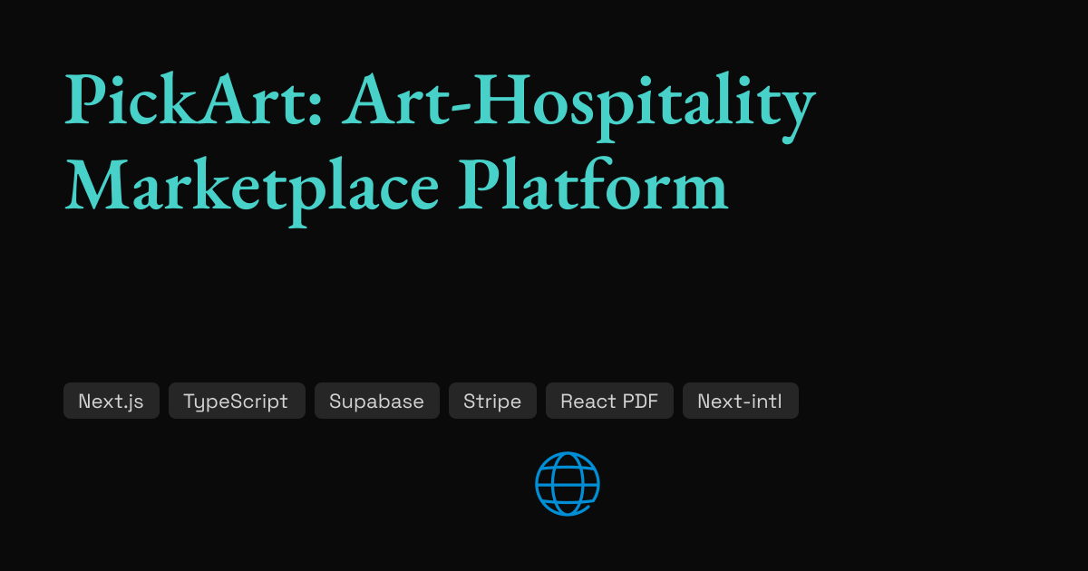 PickArt: Art-Hospitality Marketplace Platform | Andrey Markin